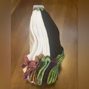 Chatties Multicolored 6 Pairs, Ankle Socks Size 9-11